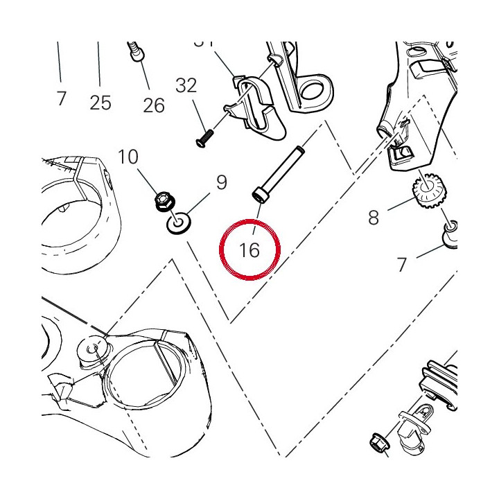 Vis réglage feu avant — réf. 77941952A | Ducati Store
