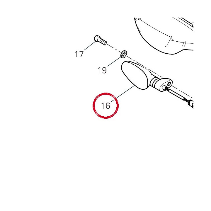 Clignotants de direction — réf. 53010612B | Ducati Store