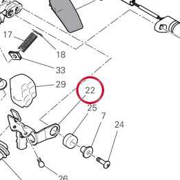 Bride droite 8301N851AA — réf. 8301N851AA | Ducati Store
