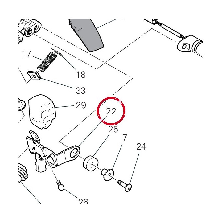 Bride droite 8301N851AA — réf. 8301N851AA | Ducati Store