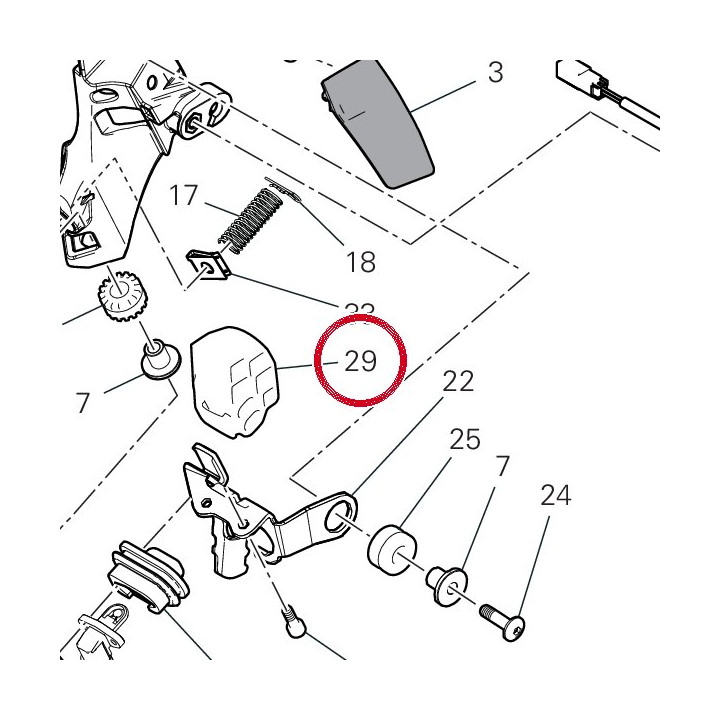 Support connecteur 86613711A — réf. 86613711A | Ducati Store