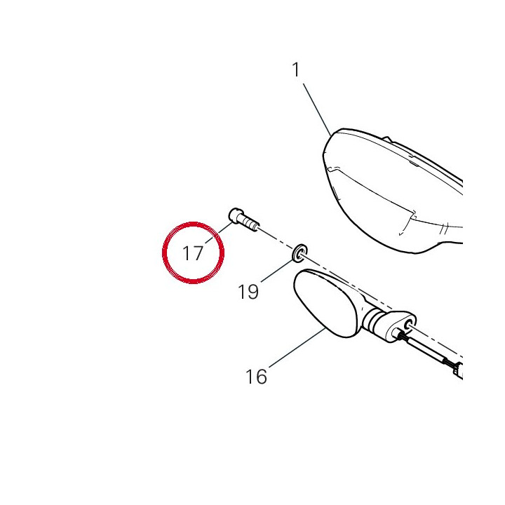 Vis tceif M6X14 8,8 — réf. 77156643B | Ducati Store