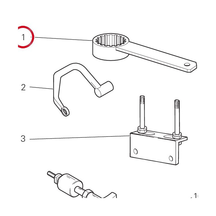Clé blocage colliers — réf. 887133218 | Ducati Store
