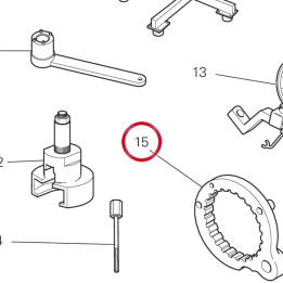 Clé mantien tambour cloche — réf. 887132556 | Ducati Store