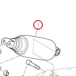 Amortisseur arrière — réf. 365P1551B | Ducati Store