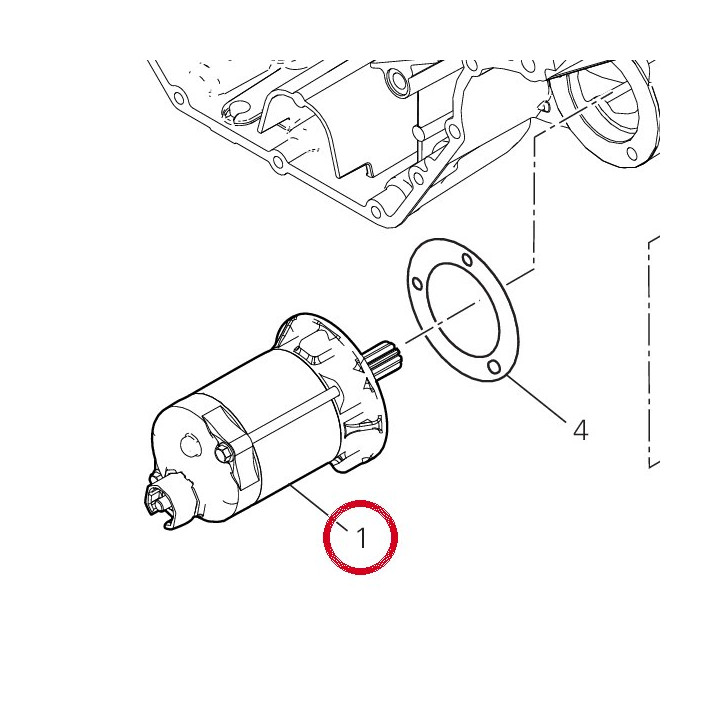 Démarreur électrique — réf. 27040222A | Ducati Store