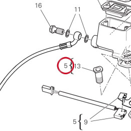 Maitre-Cylindre embrayage — réf. 63041061A | Ducati Store