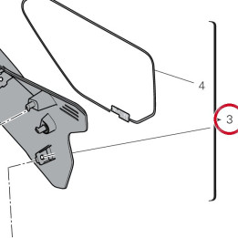 Porte-Numero G. 48217211AA — réf. 48217211AA | Ducati Store