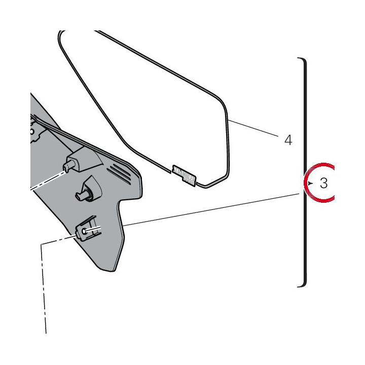 Porte-Numero G. 48217211AA — réf. 48217211AA | Ducati Store