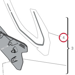 Decalcomanie Porte-Numero — réf. 4381Q021A | Ducati Store