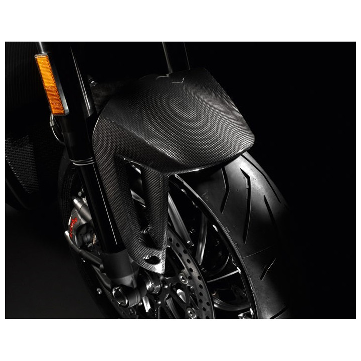 Garde-boue AV carbone Diavel