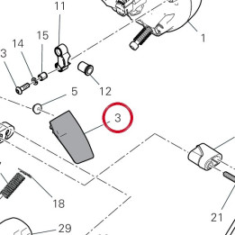 Couvercle droit 4601N171AD — réf. 4601N171AD | Ducati Store