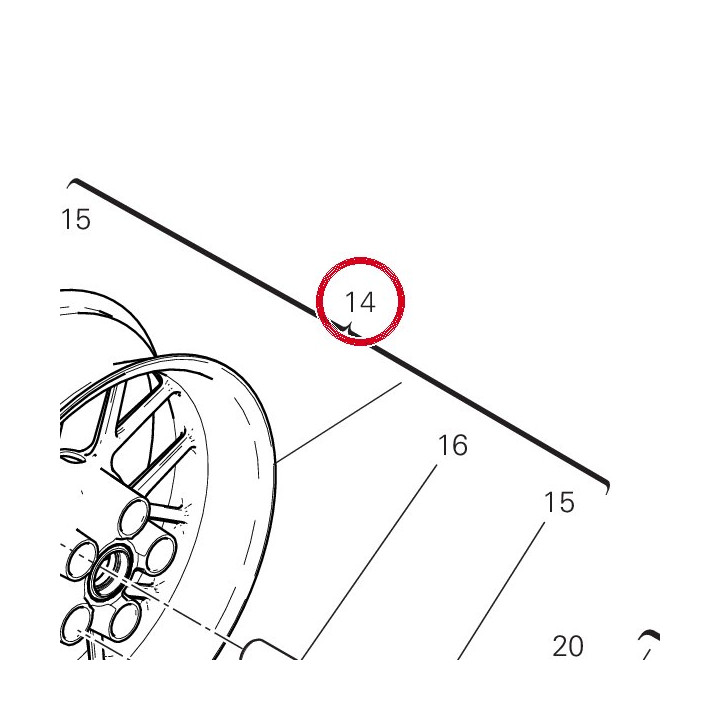 Jante roue ar. 50222511AC — réf. 50222511AC | Ducati Store