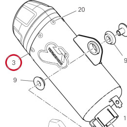 Silencieux 96424571AA — réf. 96424571AA | Ducati Store