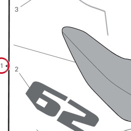 Porte-Numero D. 48217201BC — réf. 48217201BC | Ducati Store