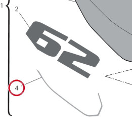 Decalcomanie inférieur — réf. 4381L151A | Ducati Store