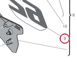 Decalcomanie Porte-Numero — réf. 4381L191A | Ducati Store