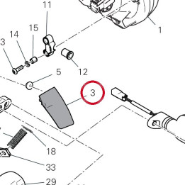 Couvercle droit 4601N171AF — réf. 4601N171AF | Ducati Store