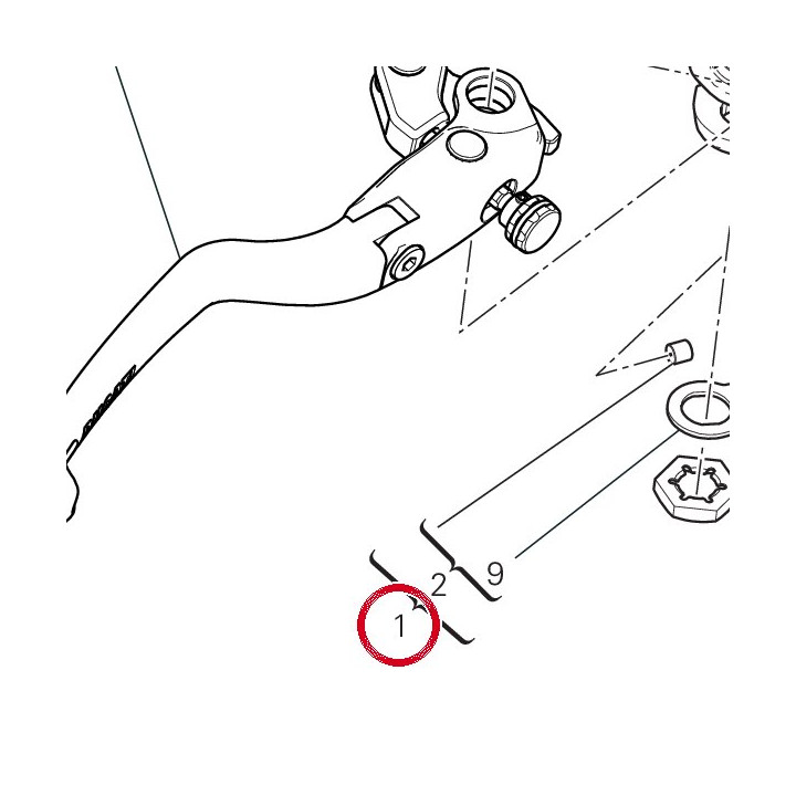 Pompe frein avant 62441671A — réf. 62441671A | Ducati Store