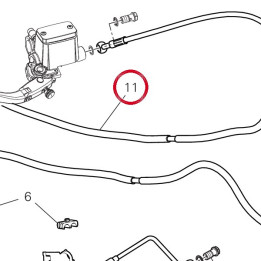 Durite maître cylindre av — réf. 61812022C | Ducati Store