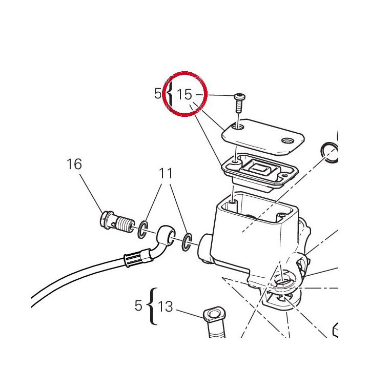 Bouchon complète 89340401AA — réf. 89340401AA | Ducati Store