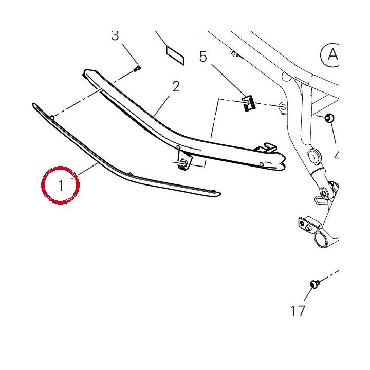 Protection 4601N201AB — réf. 4601N201AB | Ducati Store