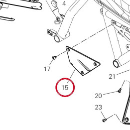 Couvercle droit cadre — réf. 4601S791AA | Ducati Store