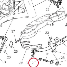 Écrou autobloquant bride M6 — réf. 74841151A | Ducati Store