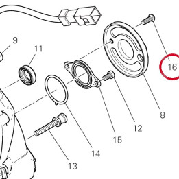Vis tbei M6X16 iso7380 10,9 — réf. 77550211B | Ducati Store