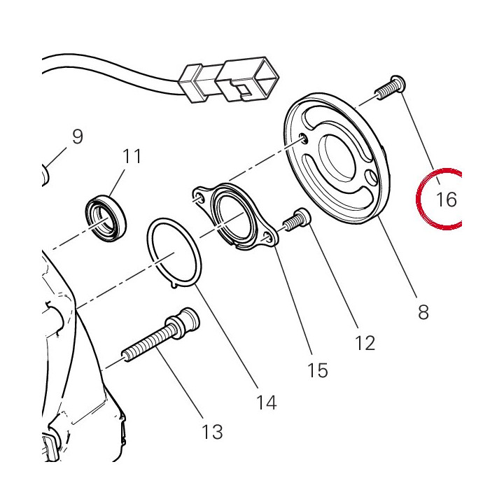 Vis tbei M6X16 iso7380 10,9 — réf. 77550211B | Ducati Store
