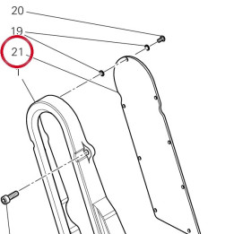 Couvercle courroie vertical — réf. 24718471A | Ducati Store