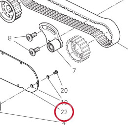 Couvercle courroie — réf. 24718461A | Ducati Store