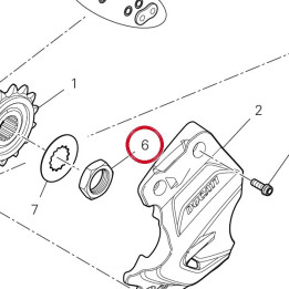Ecrou 75010071A — réf. 75010071A | Ducati Store
