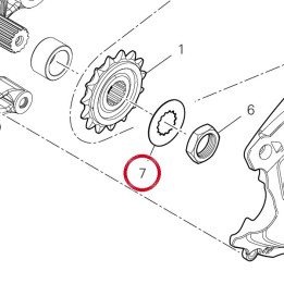 Rondelle blocage 85110041A — réf. 85110041A | Ducati Store