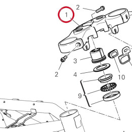 Tête de direction — réf. 34111571AA | Ducati Store