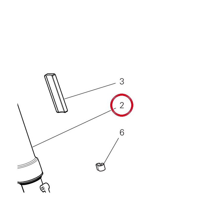 Fourche complète gauche — réf. 34521023A | Ducati Store
