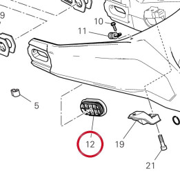 Bouchon bras oscillant — réf. 87210981A | Ducati Store