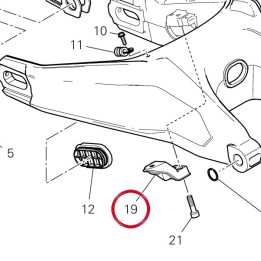 Support bavette — réf. 8291J221AA | Ducati Store