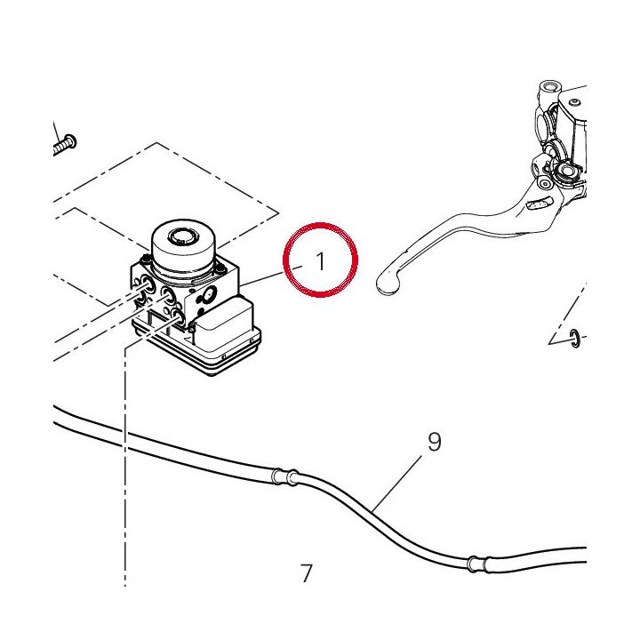 Centrale Abs 54240801A — réf. 54240801A | Ducati Store