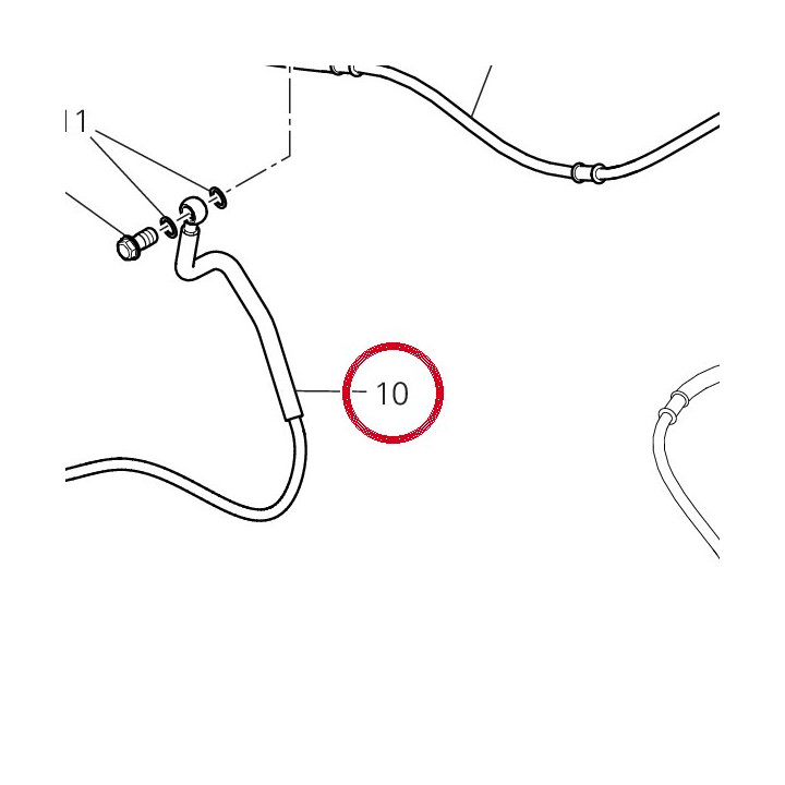 Durit Boitier-Etrier — réf. 61911021A | Ducati Store