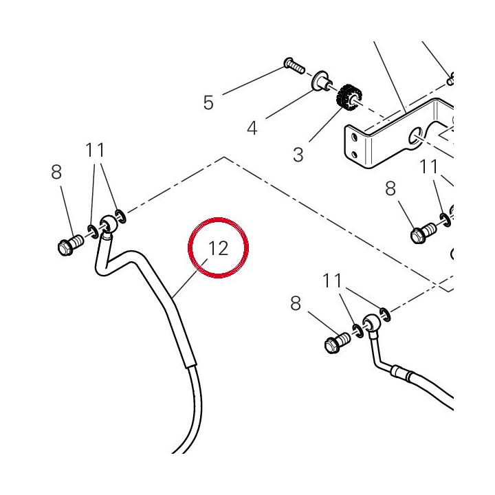Durite maître cylindre — réf. 61911011A | Ducati Store