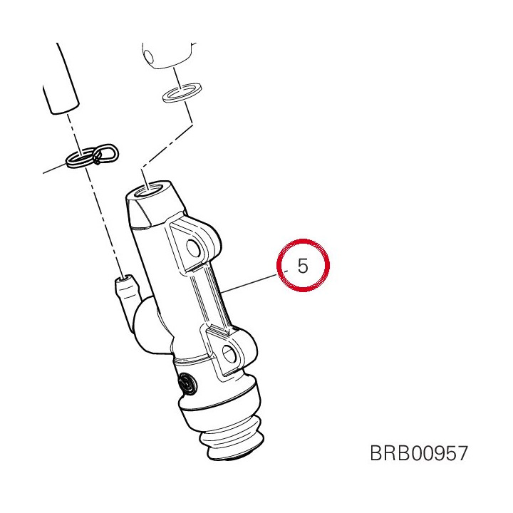 Pompe frein arrière — réf. 62540191A | Ducati Store