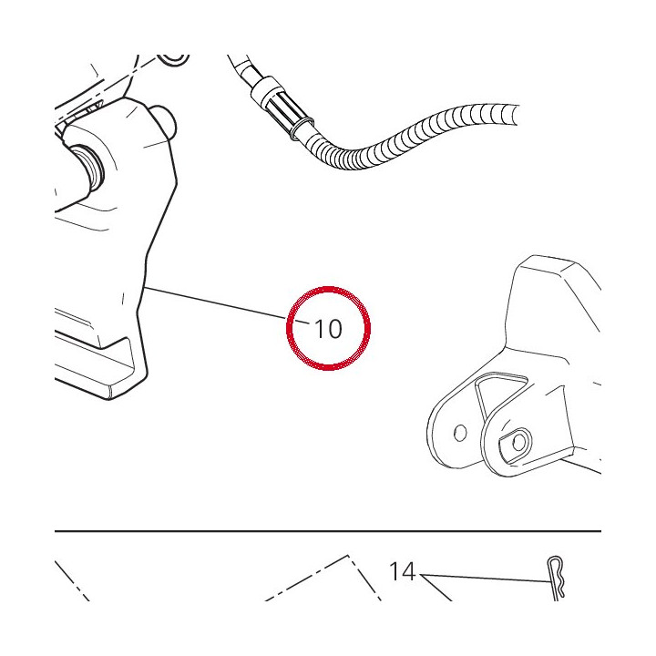 Étrier frein arrière — réf. 61141651A | Ducati Store
