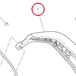 Support bavette — réf. 561A3171C | Ducati Store