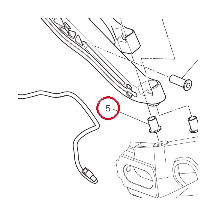 Douille court 71115841BA — réf. 71118131AA | Ducati Store