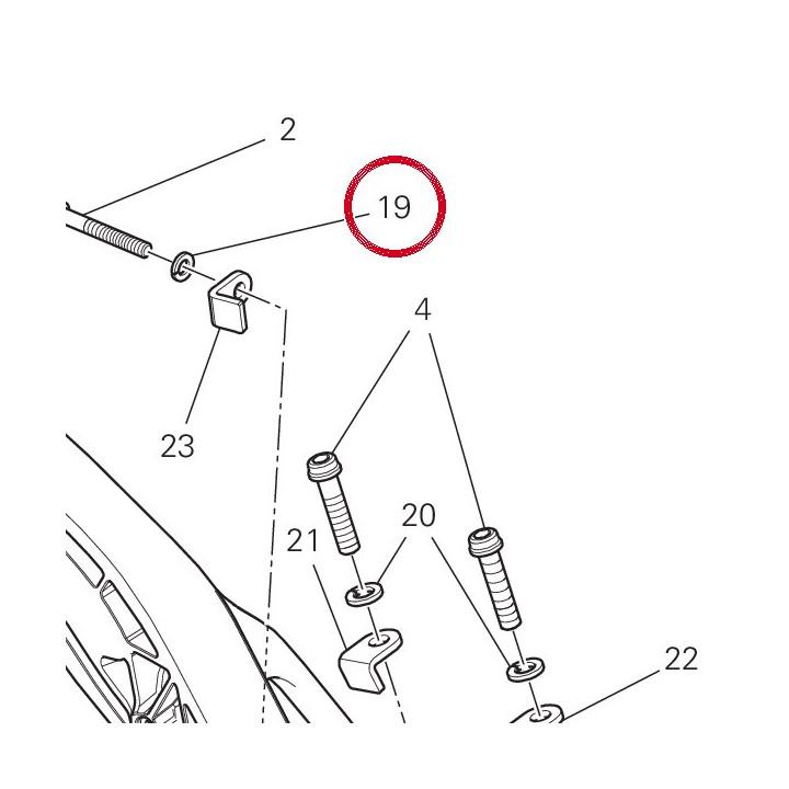 Rondelle 85350031A — réf. 85350031A | Ducati Store