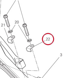 Plaquette court 85110241AA — réf. 85110241AA | Ducati Store