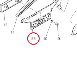 Equerre 82719011A — réf. 82719011A | Ducati Store