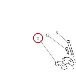 Cavalier guidon, supérieur — réf. 36012561AA | Ducati Store