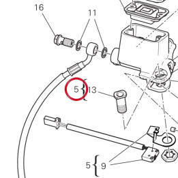 Maitre-Cylindre embrayage — réf. 63040891A | Ducati Store